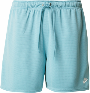 Nike Sportswear Nohavice 'CLUB FLOW'  svetlomodrá / biela