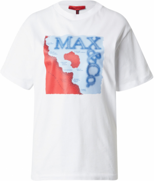MAX&Co. Tričko 'TEESALUTO'  modrá / svetlomodrá / krvavo červená / biela