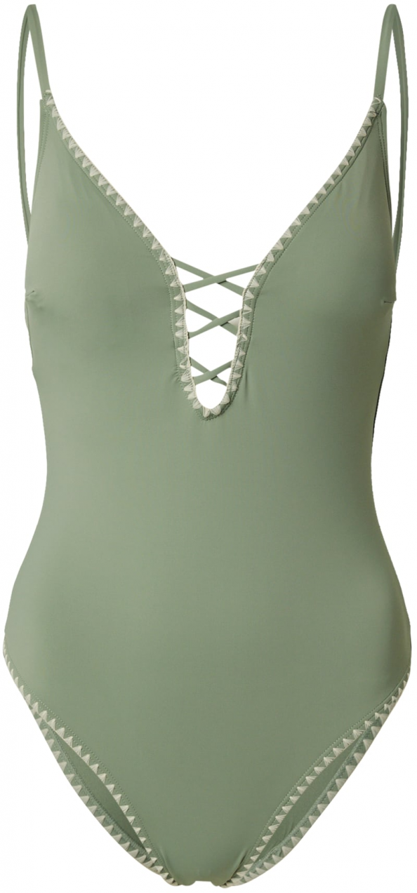 Hunkemöller Jednodielne plavky 'Joburg'  olivová