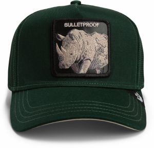 GOORIN Bros. Čiapka 'TheBulletproofRhino'  antracitová / kamenná / tmavozelená / čierna