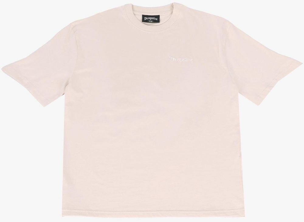 Dropsize Tričko  krémová / tmavošedá / čierna