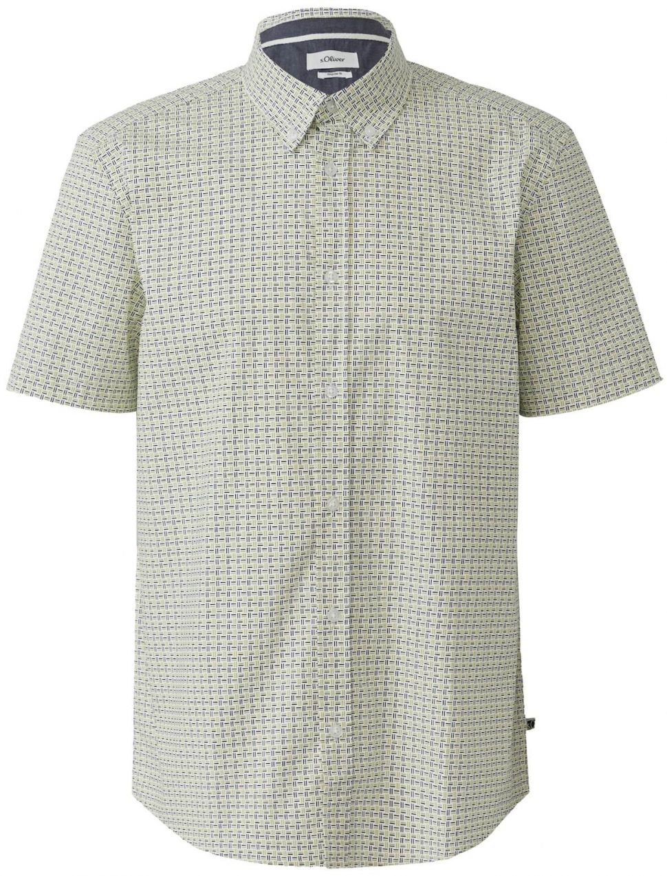 s.Oliver Košeľa  zelená / čierna / biela