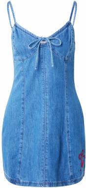 HOLLISTER Letné šaty  modrá denim