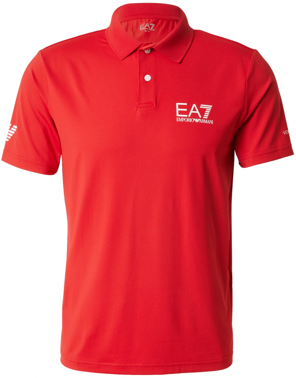 EA7 Emporio Armani Tričko  červená / biela