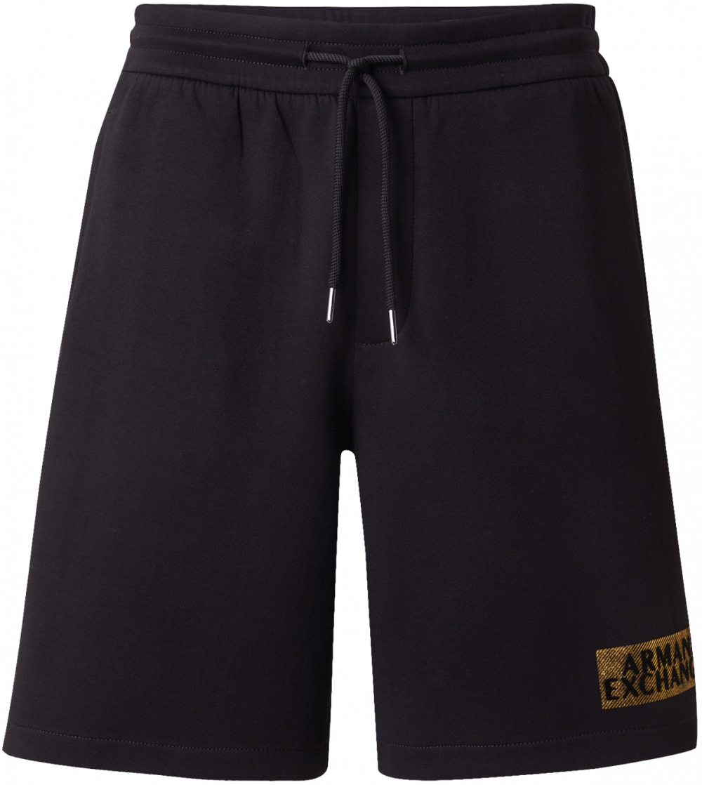 ARMANI EXCHANGE Nohavice  zlatá / čierna