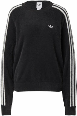 ADIDAS ORIGINALS Sveter 'HOLIDAY'  čierna / biela