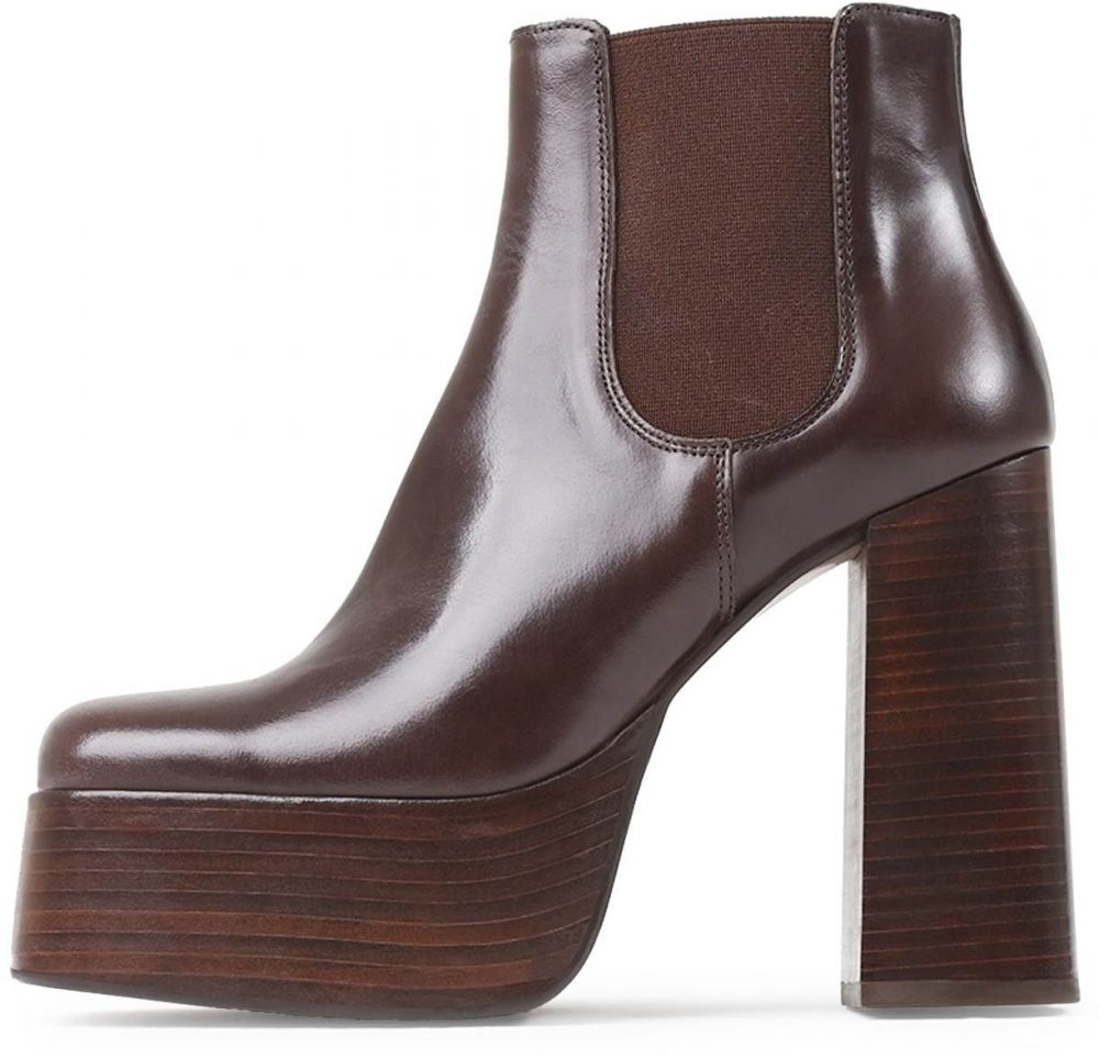 BRONX Členkové čižmy 'Be-Lla'  hnedá