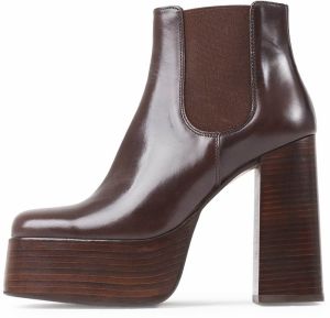 BRONX Členkové čižmy 'Be-Lla'  hnedá