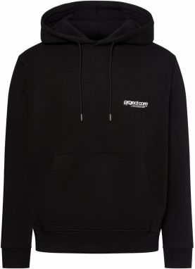 JACK & JONES Mikina 'JCOUnion'  čierna / biela