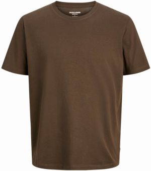 JACK & JONES Tričko  tmavohnedá
