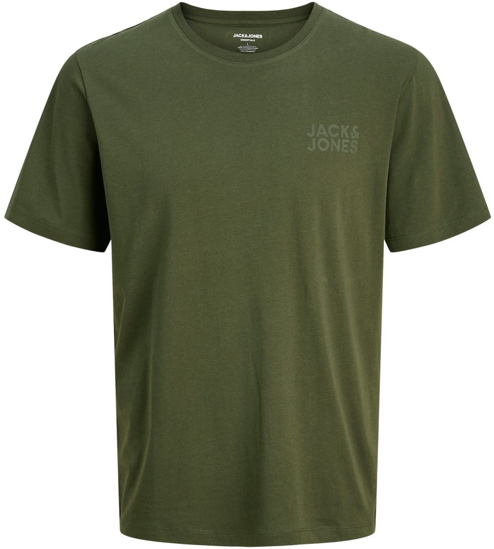 JACK & JONES Tričko  tmavozelená