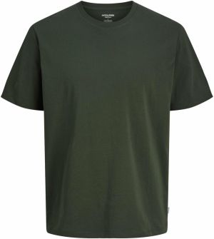 JACK & JONES Tričko  tmavozelená