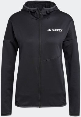 ADIDAS TERREX Funkčná flisová bunda 'Xperior'  čierna / biela