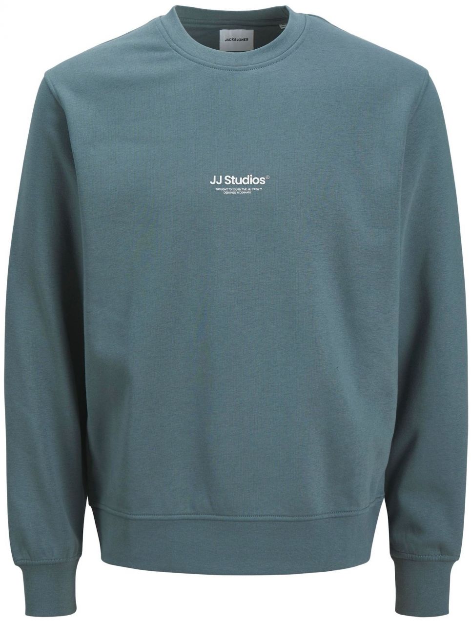 JACK & JONES Mikina 'JJESOHO'  čadičová / biela