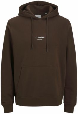 JACK & JONES Mikina 'JJESOHO'  tmavohnedá