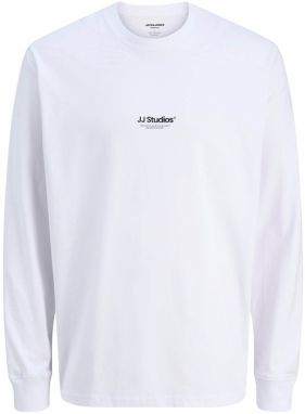 JACK & JONES Tričko  čierna / biela