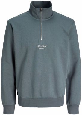 JACK & JONES Mikina 'JJESoho'  tmavosivá / biela