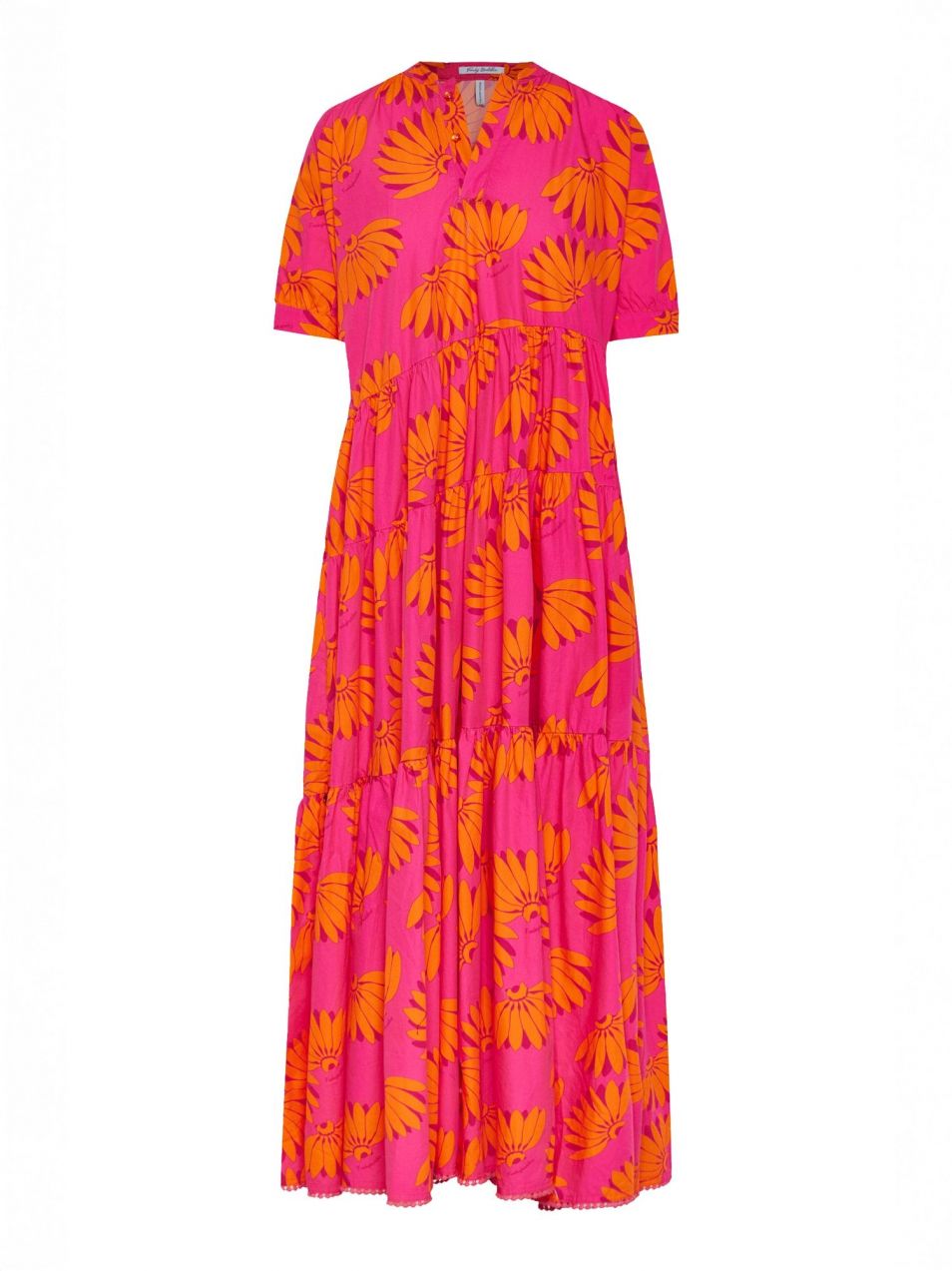 Funky Buddha Šaty  oranžová / fuksia / purpurová
