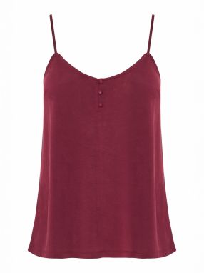 Funky Buddha Top  hrdzavo červená