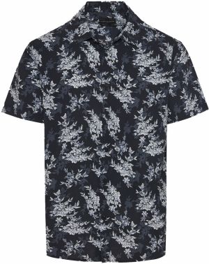 Funky Buddha Košeľa  čierna / biela