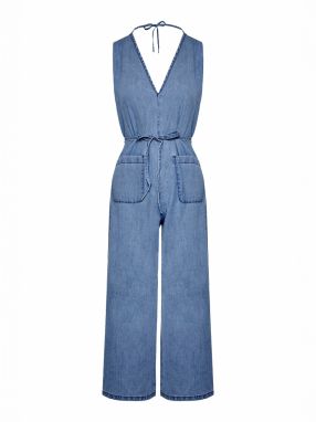 Funky Buddha Overal  modrá denim