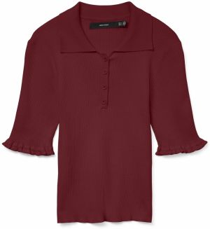 VERO MODA Sveter 'VMWONDER'  vínovo červená