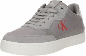 Calvin Klein Jeans Nízke tenisky 'CLASSIC'  sivá / červená