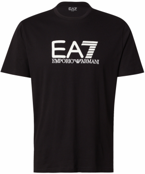 EA7 Emporio Armani Tričko  čierna / biela