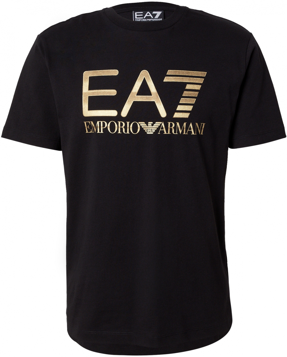 EA7 Emporio Armani Tričko  zlatá / čierna