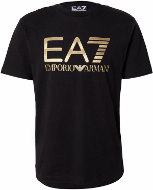 EA7 Emporio Armani Tričko  zlatá / čierna
