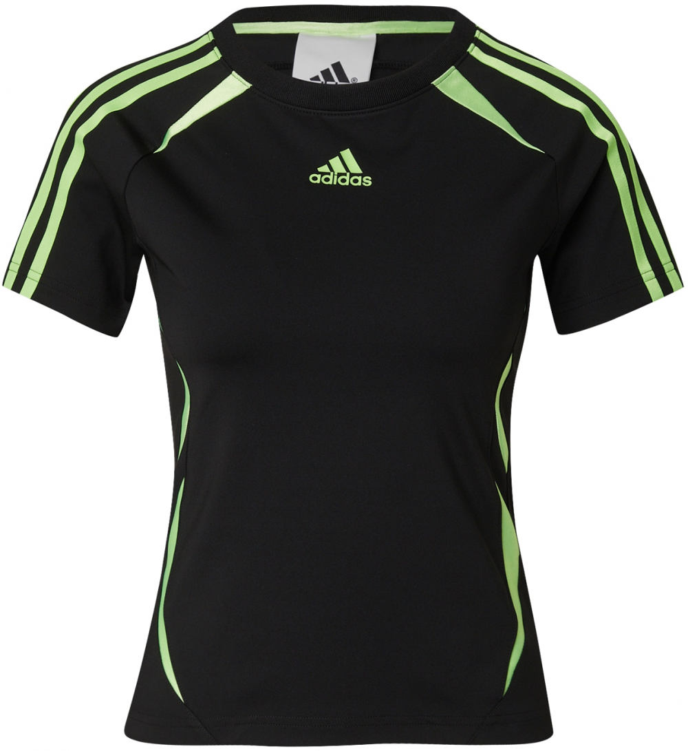ADIDAS ORIGINALS Tričko 'TEAMGEIST'  svetlozelená / čierna