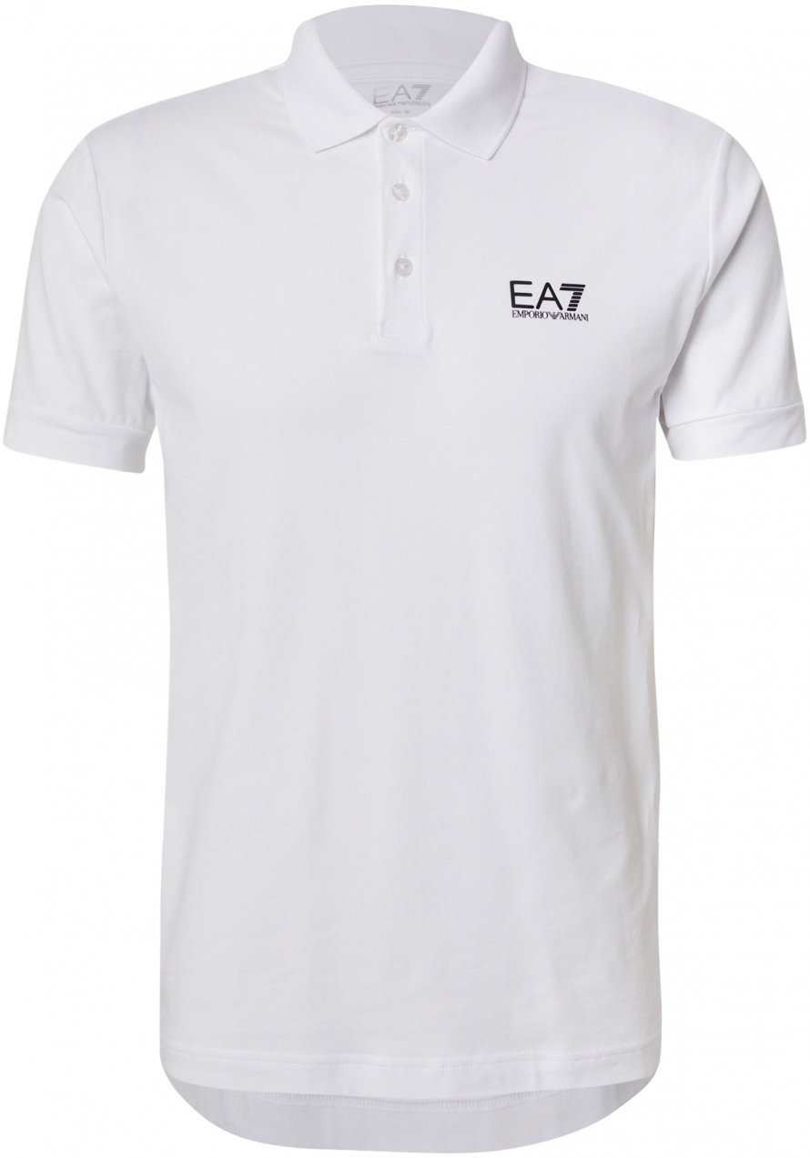 EA7 Emporio Armani Tričko  čierna / biela