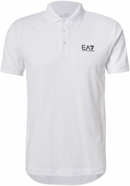 EA7 Emporio Armani Tričko  čierna / biela
