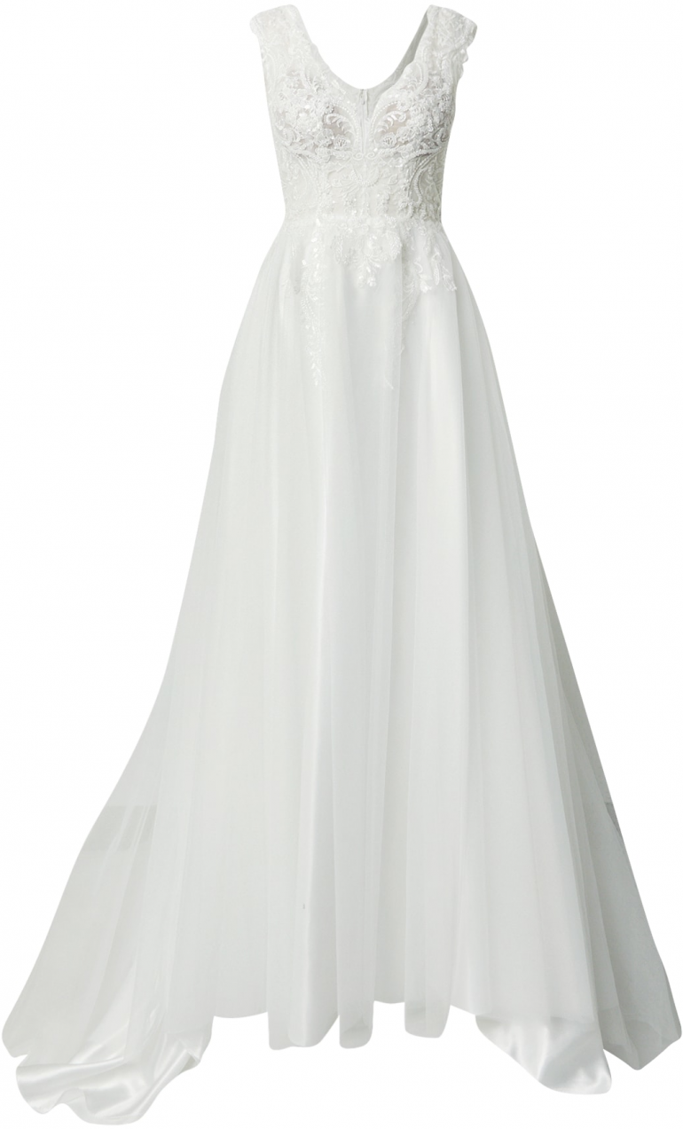 MAGIC BRIDE Večerné šaty  slonová kosť
