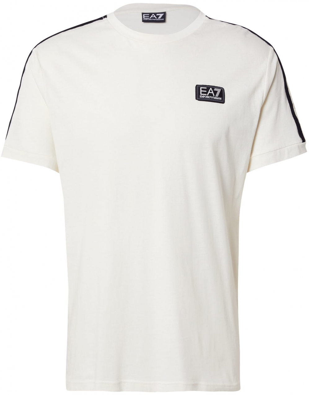 EA7 Emporio Armani Tričko  krémová / čierna