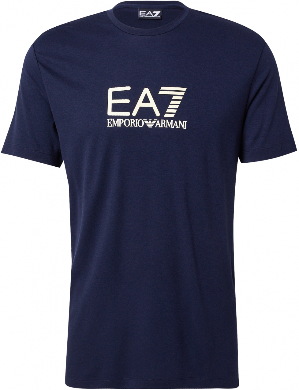 EA7 Emporio Armani Tričko  námornícka modrá / pastelovo žltá