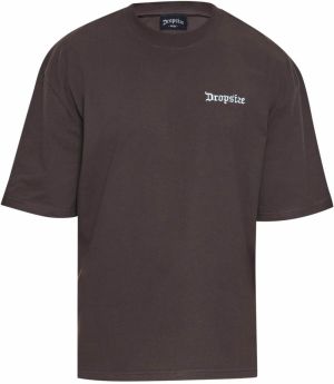 Dropsize Tričko 'Heavy Mistakes'  svetlomodrá / sivá / čierna / biela