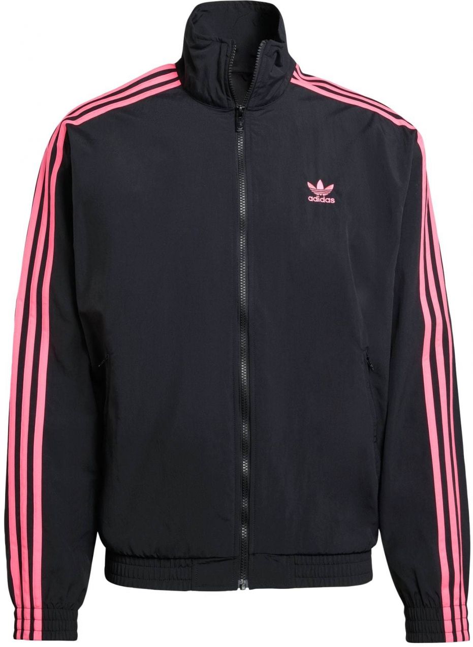 ADIDAS ORIGINALS Prechodná bunda 'Firebird'  ružová / čierna