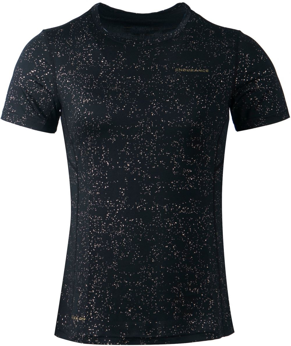 ENDURANCE Funkčné tričko 'Beinie'  zlatá / čierna