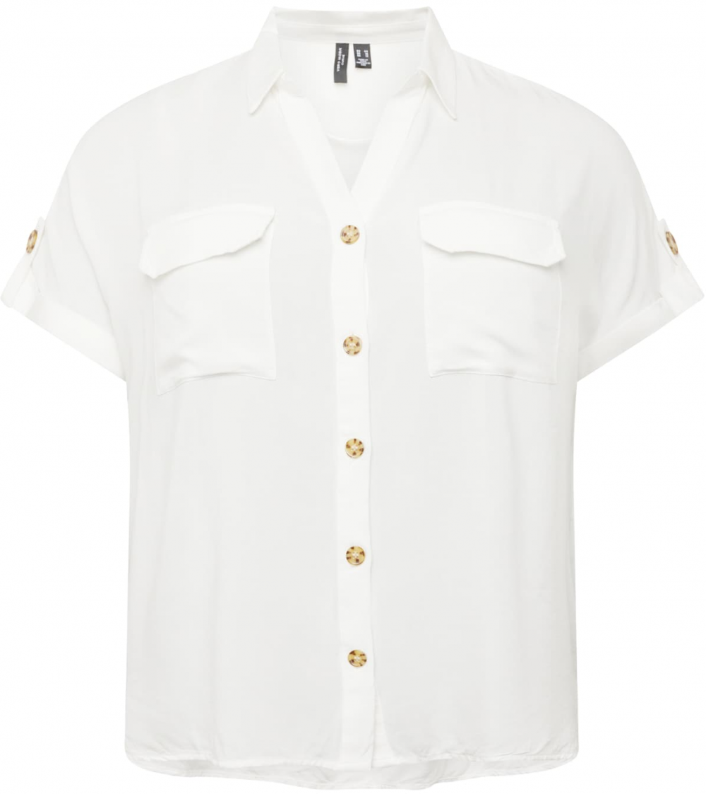 Vero Moda Curve Blúzka 'VMCBUMPY'  biela