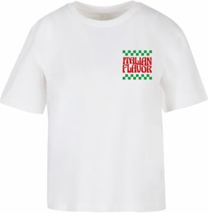 Miss Tee Tričko 'Italian Flavor'  zelená / krvavo červená / biela