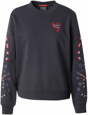SCOTCH & SODA Mikina  modrá / ružová / červená / čierna