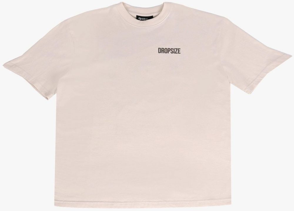 Dropsize Tričko  krémová / hnedá