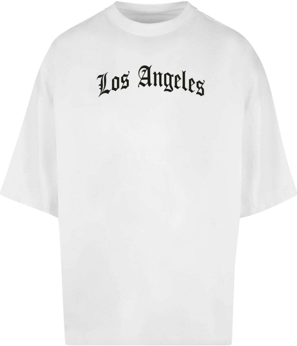 Mister Tee Tričko 'Los Angeles'  čierna / biela