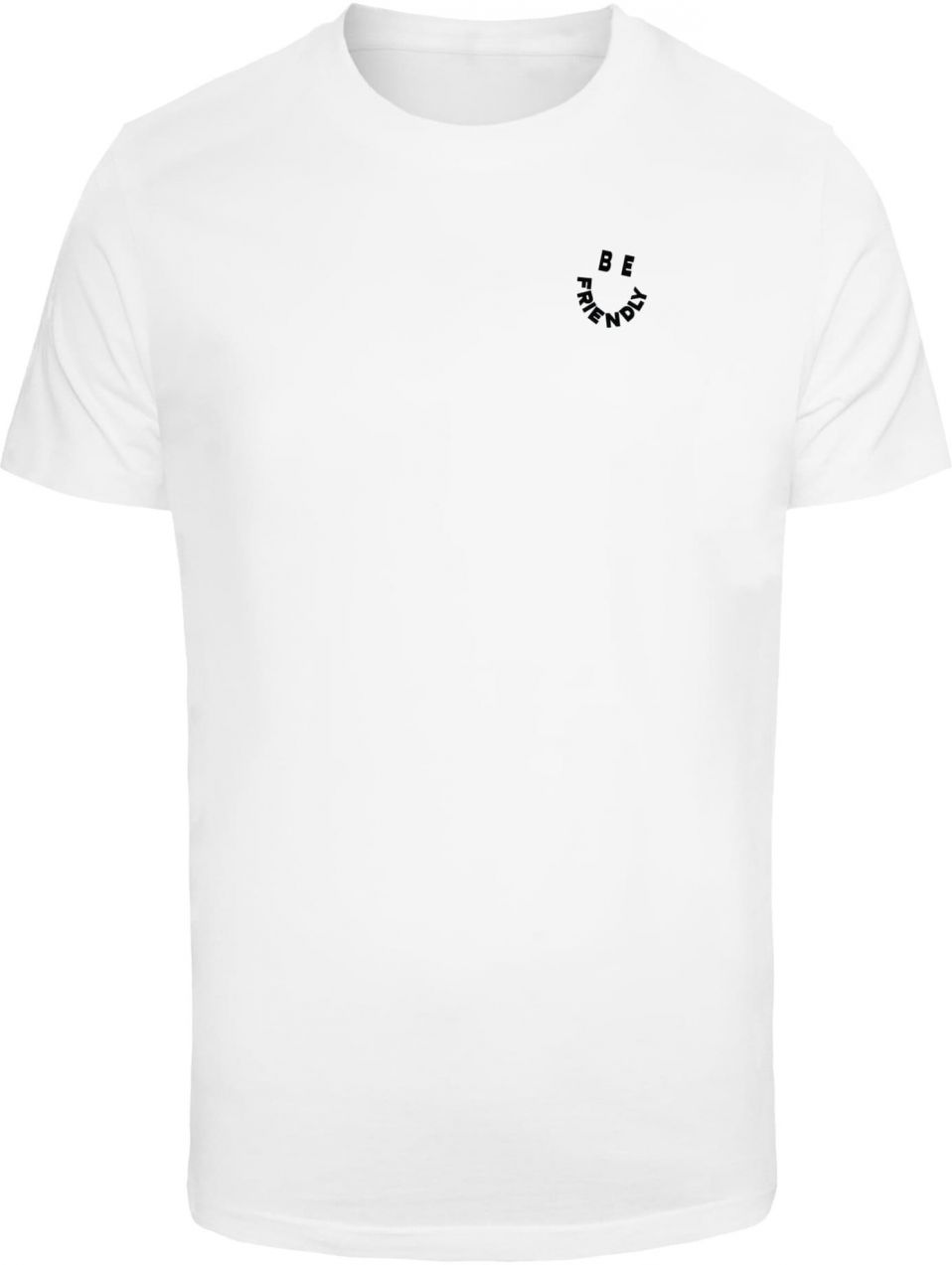 Mister Tee Tričko 'Good Karma Friendly'  čierna / biela
