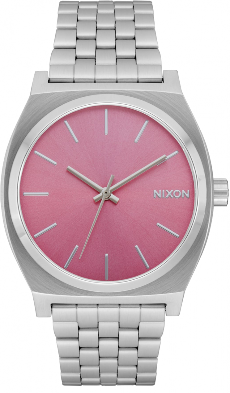 Nixon Analógové hodinky 'Time Teller'  ružová / strieborná