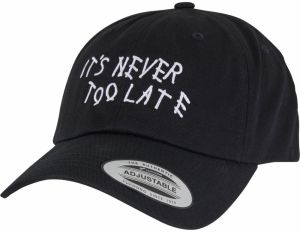 Mister Tee Čiapka 'Never Too Late'  čierna / biela