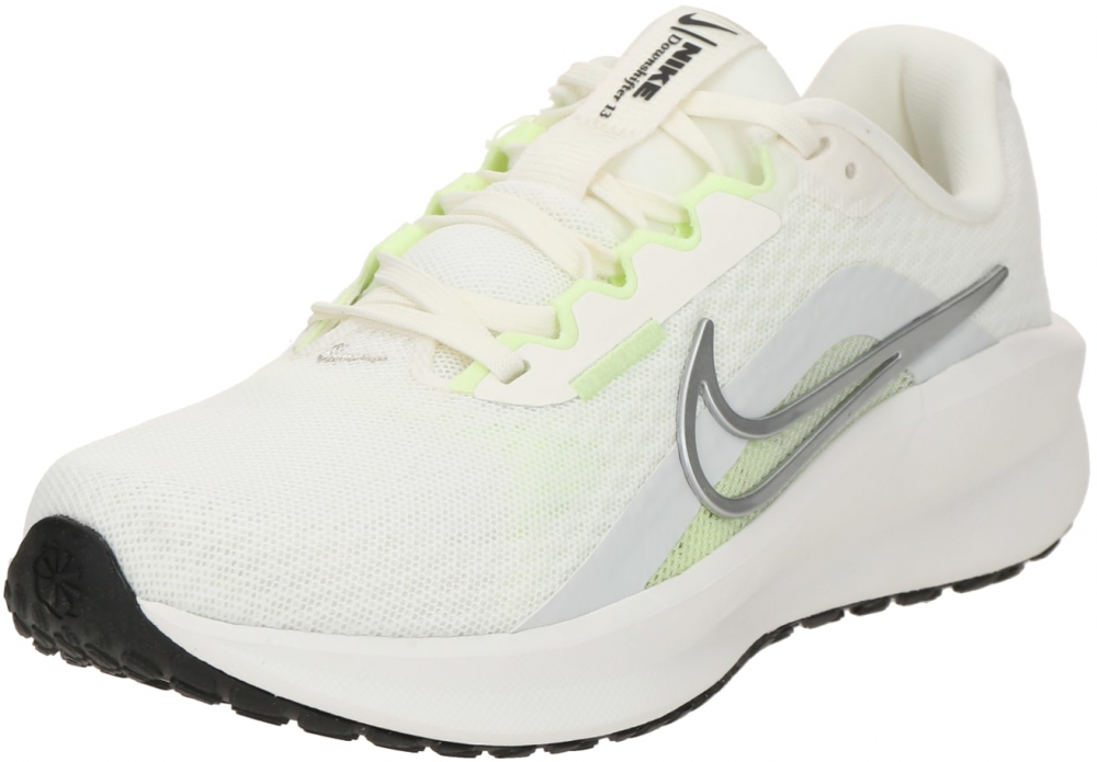 NIKE Bežecká obuv 'DOWNSHIFTER 13'  svetlobéžová / tmavosivá / svetlozelená