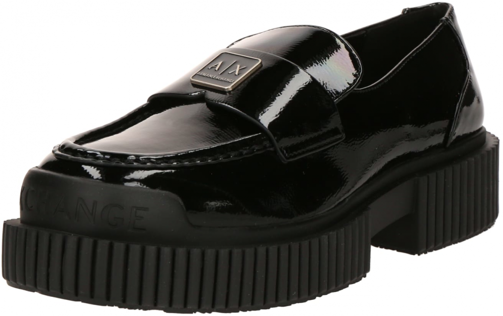ARMANI EXCHANGE Papuče 'EDDIE'  čierna