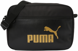 PUMA Taška cez rameno 'CAMPUS'  zlatá / čierna